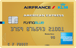 Gratis flying blue miles met american express Creditcard